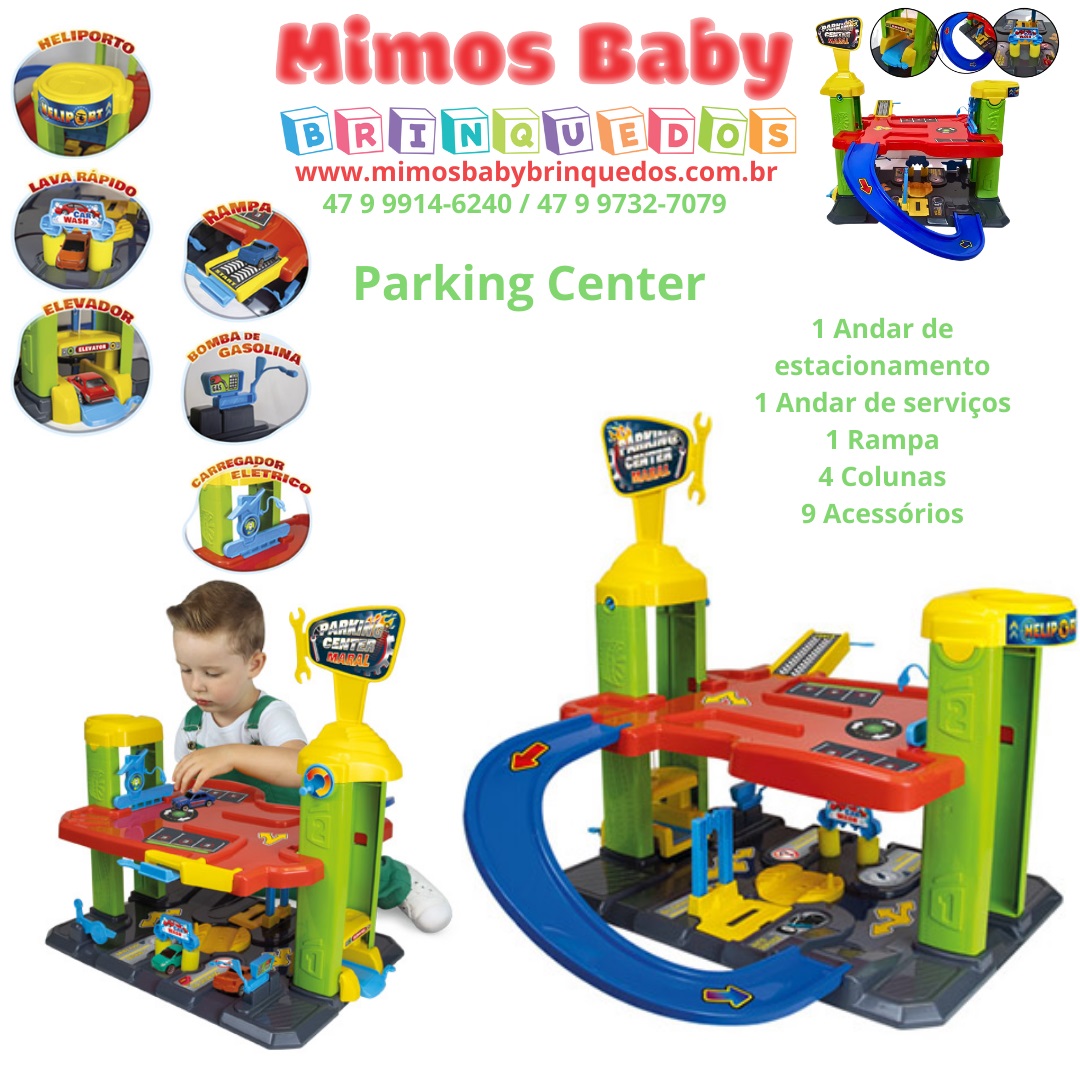 Pista Parking Center – Maral – Colorido – 2 Níveis – Maior Loja de  Brinquedos da Região